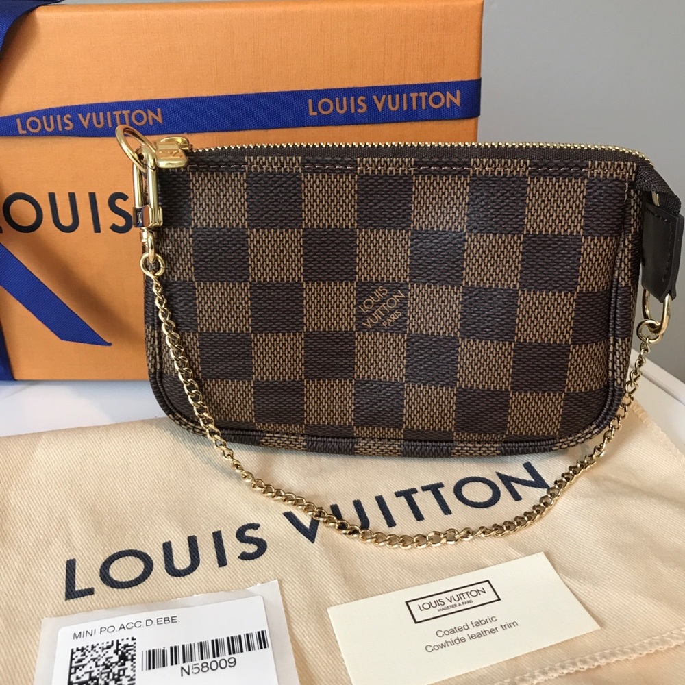 Authentic Louis Vuitton Mini Pouchette Accessories